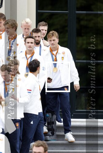 Den Haag 13 augustus 2024
Alle medaillewinnaars bij de olympische spelen op bezoek bij Koning Willem Alexander en Koningin Maxima op huis ten Bosch . oa aanwezig Femke Bol Sifan hassan Harrie Lavreysen Sharon v Rouwendaal Worthy de Jong Marit Bouwmeester Roy v d Berg de Hockey heren de hockey dames en alle roeiers. Jorrit Croon