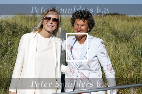 Scheveningen 27 augustus 2024
Afscheids feestje van Mark Rutte bij strandtent Culpepper. Kasja Ollongren met partner Irene v d Brekel
