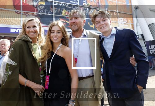 Zandvoort 25 augustus 2024
F1 Grand Prix op circuit Zandvoort met veel Bn ers en Royals. Koning Willem Alexander Koningin Maxima Prinses Alexia Prins Claus Cazimir Prinses Margriet en Prinses Annette