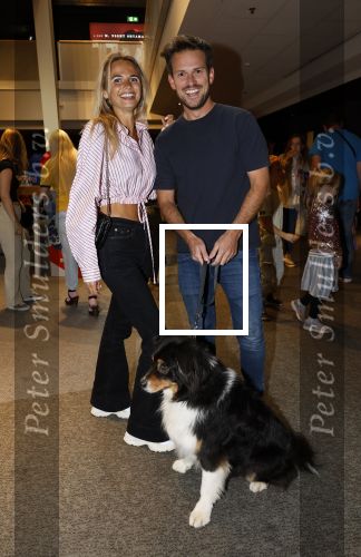 Amsterdam 21 augustus 2024
Premiere Samson en Margot in Pathe de munt. Levi v Kempen kwam met zijn vriendin en hond