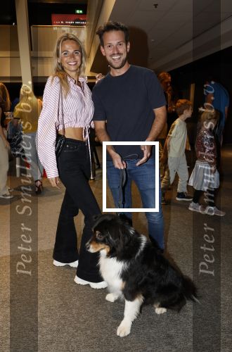 Amsterdam 21 augustus 2024
Premiere Samson en Margot in Pathe de munt. Levi v Kempen kwam met zijn vriendin en hond
