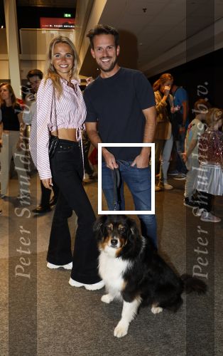 Amsterdam 21 augustus 2024
Premiere Samson en Margot in Pathe de munt. Levi v Kempen kwam met zijn vriendin en hond
