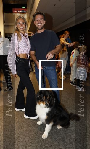 Amsterdam 21 augustus 2024
Premiere Samson en Margot in Pathe de munt. Levi v Kempen kwam met zijn vriendin en hond