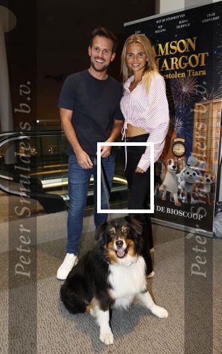 Amsterdam 21 augustus 2024
Premiere Samson en Margot in Pathe de munt. Levi v Kempen kwam met zijn vriendin en hond