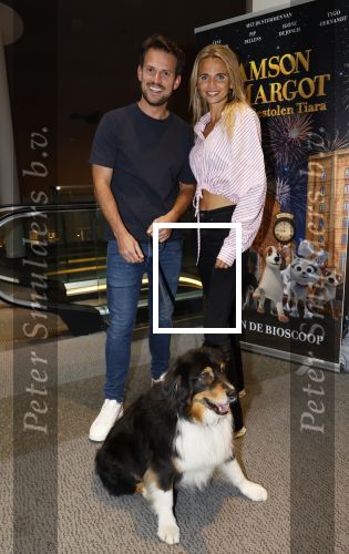 Amsterdam 21 augustus 2024
Premiere Samson en Margot in Pathe de munt. Levi v Kempen kwam met zijn vriendin en hond