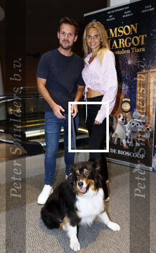 Amsterdam 21 augustus 2024
Premiere Samson en Margot in Pathe de munt. Levi v Kempen kwam met zijn vriendin en hond