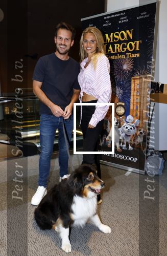 Amsterdam 21 augustus 2024
Premiere Samson en Margot in Pathe de munt. Levi v Kempen kwam met zijn vriendin en hond