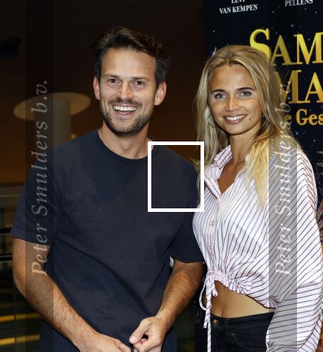 Amsterdam 21 augustus 2024
Premiere Samson en Margot in Pathe de munt. Levi v Kempen kwam met zijn vriendin en hond