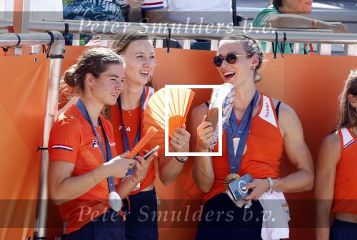 Scheveningen 12 augustus 2024
Aankomst olympische sporters in scheveningen . Humberto Tan presenteert het programma. Femke Bol en Lieke Klaver