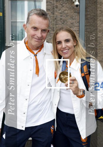 Den Haag 13 augustus 2024
De Olympische sporters die een medaille gehaald hebben worden ontvangen door premier Dick Schoof . Marit Bouwmeester