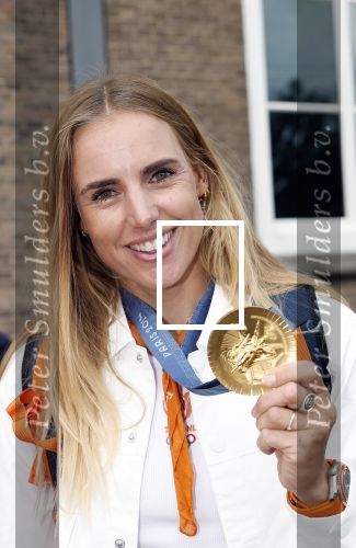 Den Haag 13 augustus 2024
De Olympische sporters die een medaille gehaald hebben worden ontvangen door premier Dick Schoof . Marit Bouwmeester