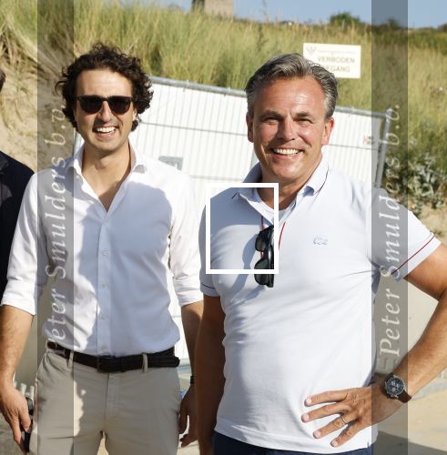 Scheveningen 27 augustus 2024
Afscheids feestje van Mark Rutte bij strandtent Culpepper. Mark Harbers en Jesse Klaver