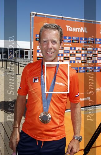Scheveningen 12 augustus 2024
Aankomst olympische sporters in scheveningen . Humberto Tan presenteert het programma. Michael v d Vleuten