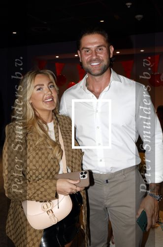 Amsterdam 21 augustus 2024
Premiere Samson en Margot in Pathe de munt. 
Naomi Colinda met partner Victor