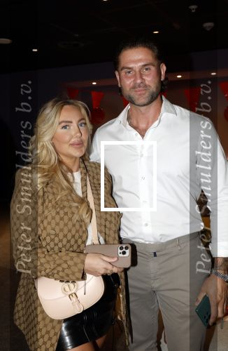 Amsterdam 21 augustus 2024
Premiere Samson en Margot in Pathe de munt. 
Naomi Colinda met partner Victor