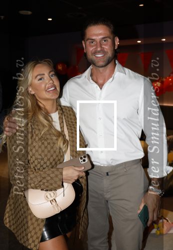 Amsterdam 21 augustus 2024
Premiere Samson en Margot in Pathe de munt. Naomy Colinda met partner Victor