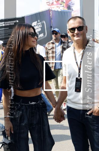 Zandvoort 25 augustus 2024
Olcay Gulsen en Eelko v Kooten bij de Formule 1 op circuit Zandvoort.