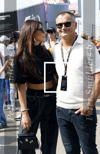 Zandvoort 25 augustus 2024
Olcay Gulsen en Eelko v Kooten bij de Formule 1 op circuit Zandvoort.