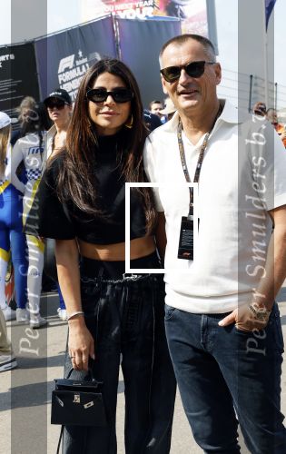 Zandvoort 25 augustus 2024
Olcay Gulsen en Eelko v Kooten bij de Formule 1 op circuit Zandvoort.