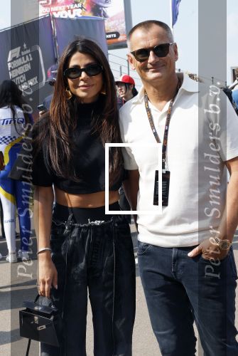 Zandvoort 25 augustus 2024
Olcay Gulsen en Eelko v Kooten bij de Formule 1 op circuit Zandvoort.
