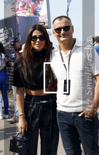 Zandvoort 25 augustus 2024
Olcay Gulsen en Eelko v Kooten bij de Formule 1 op circuit Zandvoort.