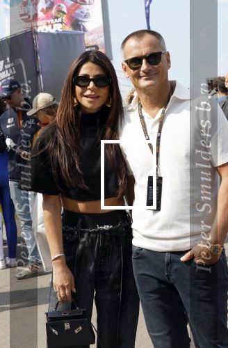 Zandvoort 25 augustus 2024
Olcay Gulsen en Eelko v Kooten bij de Formule 1 op circuit Zandvoort.