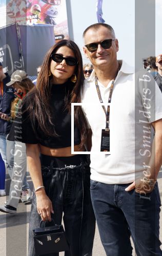 Zandvoort 25 augustus 2024
Olcay Gulsen en Eelko v Kooten bij de Formule 1 op circuit Zandvoort.