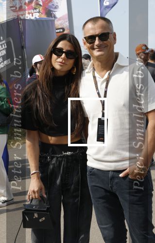 Zandvoort 25 augustus 2024
Olcay Gulsen en Eelko v Kooten bij de Formule 1 op circuit Zandvoort.