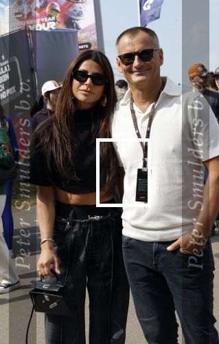 Zandvoort 25 augustus 2024
Olcay Gulsen en Eelko v Kooten bij de Formule 1 op circuit Zandvoort.