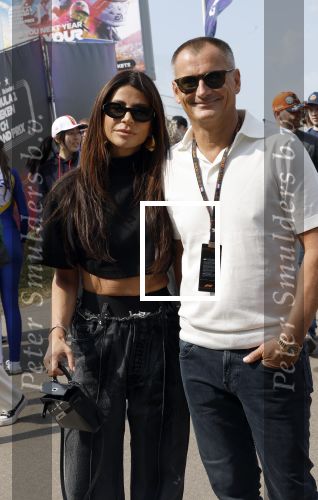 Zandvoort 25 augustus 2024
Olcay Gulsen en Eelko v Kooten bij de Formule 1 op circuit Zandvoort.