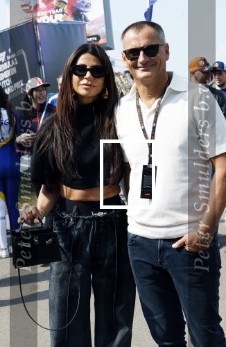 Zandvoort 25 augustus 2024
Olcay Gulsen en Eelko v Kooten bij de Formule 1 op circuit Zandvoort.