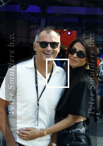 Zandvoort 25 augustus 2024
Olcay Gulsen en Eelko v Kooten bij de Formule 1 op circuit Zandvoort.