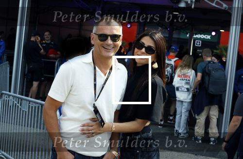 Zandvoort 25 augustus 2024
Olcay Gulsen en Eelko v Kooten bij de Formule 1 op circuit Zandvoort.