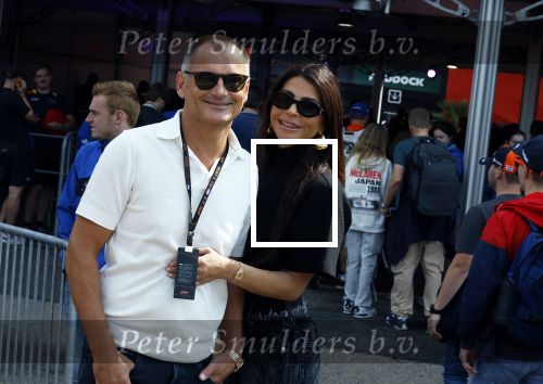 Zandvoort 25 augustus 2024
Olcay Gulsen en Eelko v Kooten bij de Formule 1 op circuit Zandvoort.