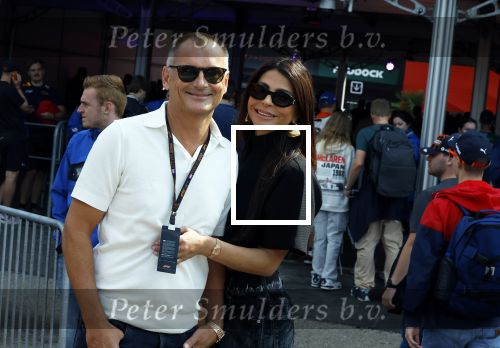 Zandvoort 25 augustus 2024
Olcay Gulsen en Eelko v Kooten bij de Formule 1 op circuit Zandvoort.