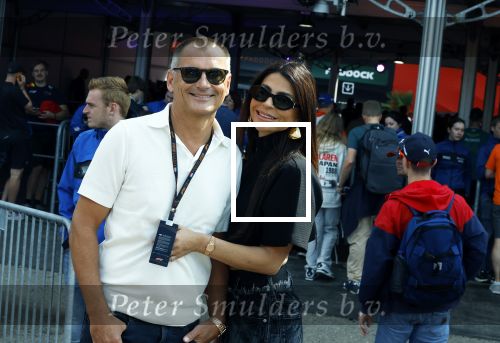 Zandvoort 25 augustus 2024
Olcay Gulsen en Eelko v Kooten bij de Formule 1 op circuit Zandvoort.