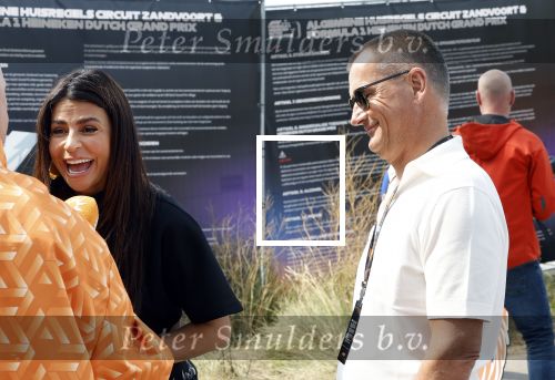 Zandvoort 25 augustus 2024
Olcay Gulsen en Eelko v Kooten bij de Formule 1 op circuit Zandvoort.