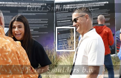 Zandvoort 25 augustus 2024
Olcay Gulsen en Eelko v Kooten bij de Formule 1 op circuit Zandvoort.