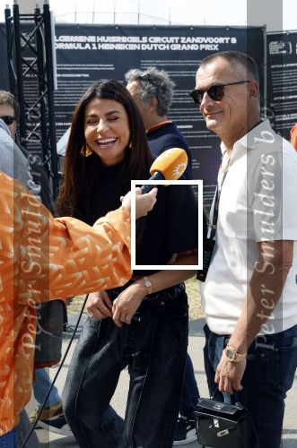 Zandvoort 25 augustus 2024
Olcay Gulsen en Eelko v Kooten bij de Formule 1 op circuit Zandvoort.