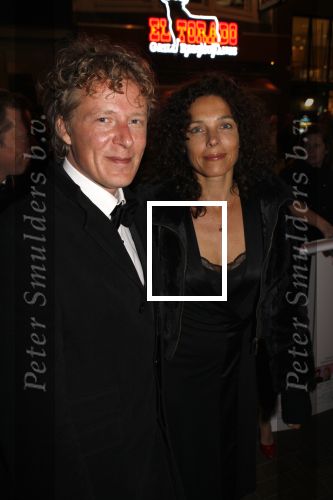 Amsterdam 7 oktober 2007
Premiere alles is liefde in Tuschinski. 
Paula v Oest met man