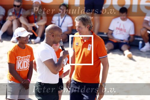 Scheveningen 12 augustus 2024
Aankomst olympische sporters in scheveningen . Humberto Tan presenteert het programma. Pieter v d Hoogenband