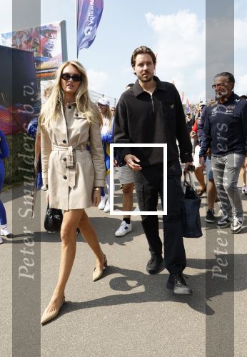 Zandvoort 25 augustus 2024
F1 Grand Prix op circuit Zandvoort met veel Bn ers en Royals. Romee Strijd met haar man laurens v Leeuwen