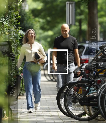 Amsterdam 15 augustus 2024
Sander v d Meij en Christie Bokma  in Amsterdam zuid.
