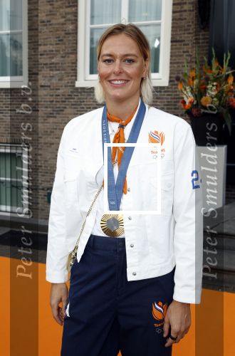 Den Haag 13 augustus 2024
De Olympische sporters die een medaille gehaald hebben worden ontvangen door premier Dick Schoof . Sharon v Rouwendaal