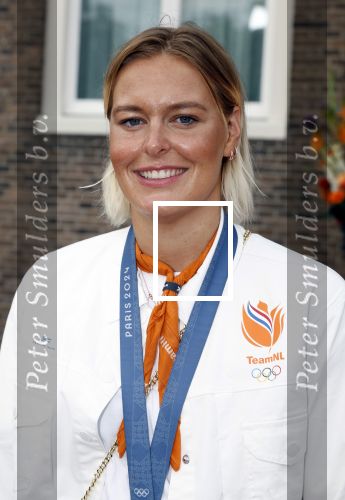Den Haag 13 augustus 2024
De Olympische sporters die een medaille gehaald hebben worden ontvangen door premier Dick Schoof . Sharon v Rouwendaal