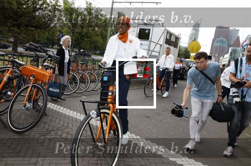 Den Haag 13 augustus 2024
De Olympische sporters die een medaille gehaald hebben worden ontvangen door premier Dick Schoof . Sifan hassan