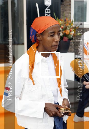Den Haag 13 augustus 2024
De Olympische sporters die een medaille gehaald hebben worden ontvangen door premier Dick Schoof . Sifan hassan