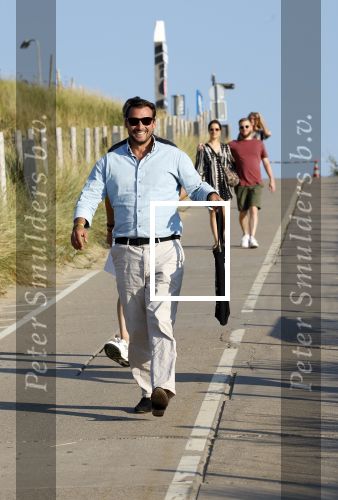 Scheveningen 27 augustus 2024
Afscheids feestje van Mark Rutte bij strandtent Culpepper. Thierry Baudet met zijn beveiliging
