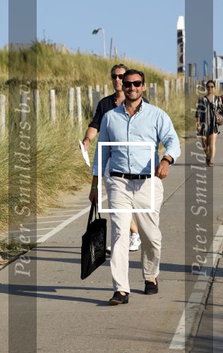 Scheveningen 27 augustus 2024
Afscheids feestje van Mark Rutte bij strandtent Culpepper. Thierry Baudet met zijn beveiliging