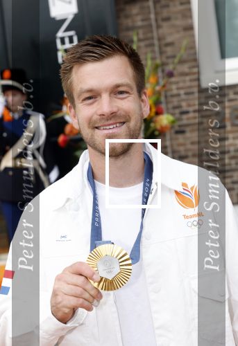 Den Haag 13 augustus 2024
De Olympische sporters die een medaille gehaald hebben worden ontvangen door premier Dick Schoof . Thierry Brinkman